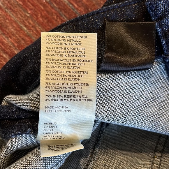 Anthropologie Pilcro High Rise Denim Legging - Picture 8 of 12